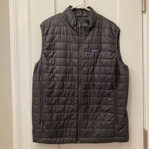 Patagonia nano puff vest size XL gray